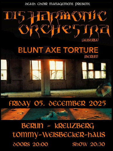 Disharmonic Orchestra Flyer - Berlin