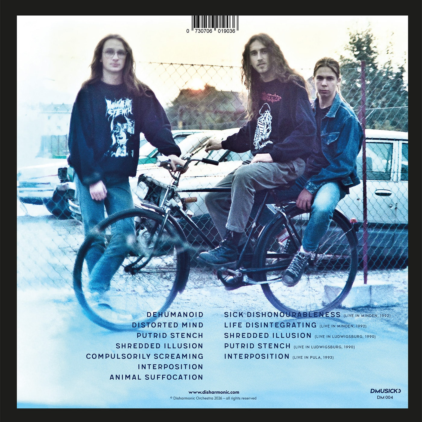 DISHARMONIC ORCHESTRA – Split Lp – BLUE vinyl - Disharmonic Orchestra